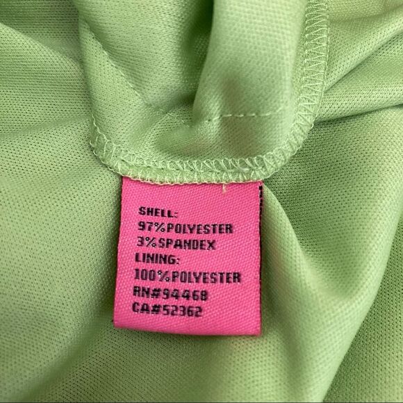 Betsey Johnson Green Ombré Floral Lace Sleeveless Dress Small - Picture 8 of 8